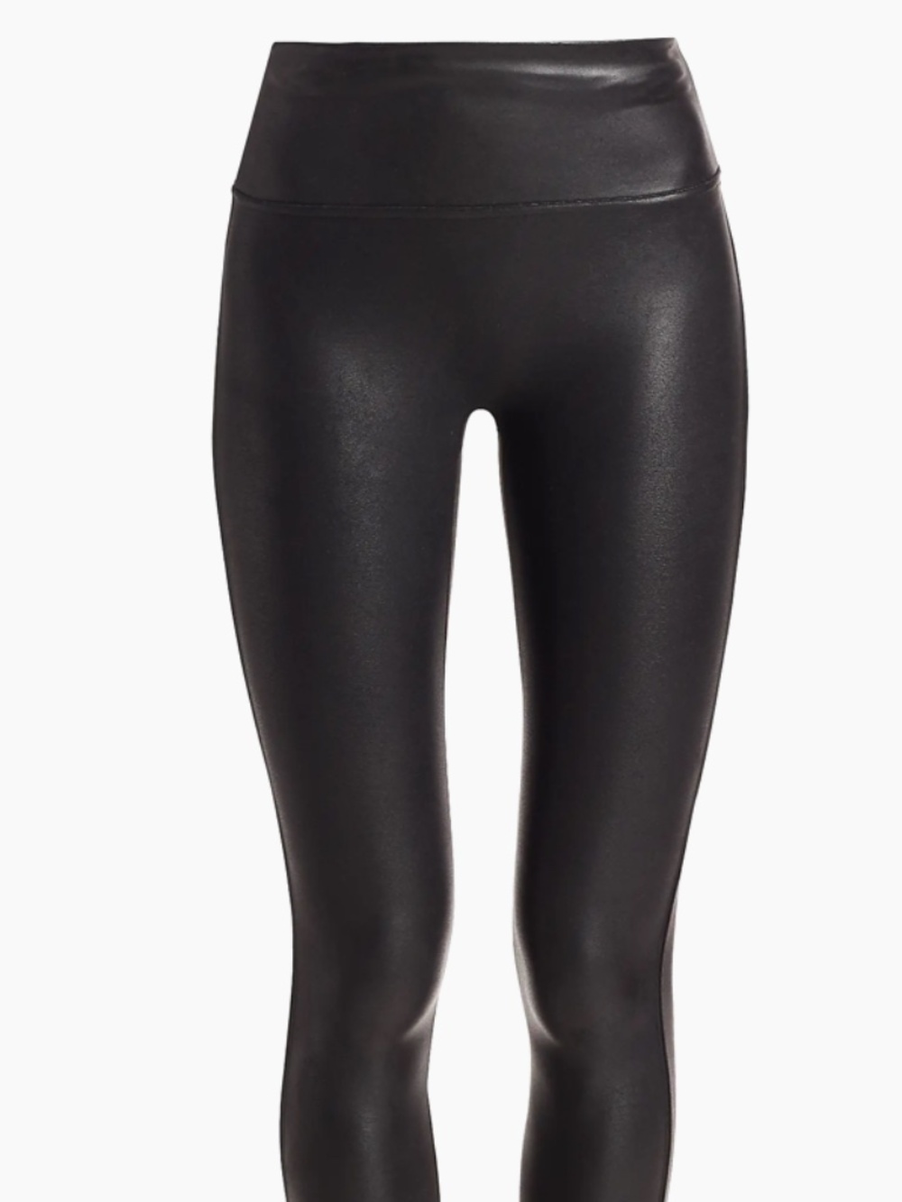 Spanx Faux Leather Leggings- Size Small